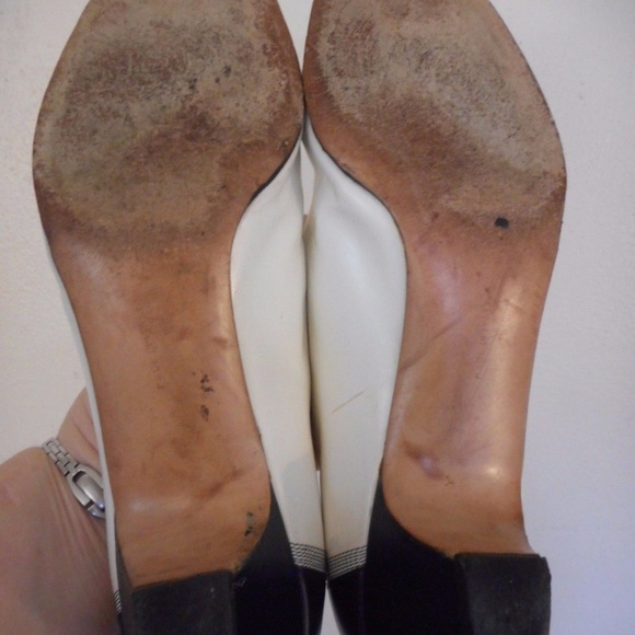 Salvatore Ferragamo Sz 7.5 AAA Blue/white wingtip - Picture 4 of 8